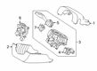 Lincoln Nautilus Steering Column Cover Diagram - KA1Z-3530-CA