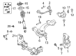 2005 Ford Crown Victoria Alignment Bolt Diagram - 6W1Z-3C289-B