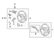 Ford Mustang Steering Wheel Diagram - DR3Z-3600-EA