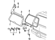 1992 Ford Explorer Weather Strip Diagram - F1TZ-7842084-B