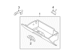 2005 Ford Five Hundred Glove Box Diagram - 5F9Z-74060T10-AAB