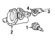 1996 Ford Aerostar Wheel Seal Diagram - F39Z3254A