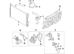 Ford Transit-350 Cooling Fan Assembly Diagram - LK4Z-8C607-D