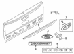 2022 Ford Ranger Emblem Diagram - LB3Z-9942528-A