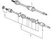 2002 Mercury Villager CV Joint Diagram - 1F5Z-3B436-BA