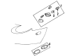 1998 Mercury Sable Side Marker Light Diagram - F8DZ13368AA