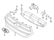 2018 Ford Edge Grille Diagram - FT4Z-8200-AA