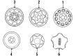 1998 Lincoln Navigator Wheel Cover Diagram - F85Z-1130-LA