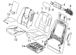 2011 Mercury Milan Seat Cover Diagram - BE5Z-5462901-EA