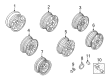 Ford Explorer Sport Trac Spare Wheel Diagram - 7A2Z-1007-A