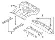 Lincoln Rear Crossmember Diagram - JL1Z-78101C16-A