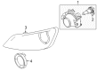 2012 Ford Mustang Fog Light Diagram - 6E5Z-15200-A