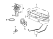 Mercury Fuel Tank Diagram - 1F1Z-9002-AA