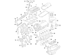 Ford Freestar Crankshaft Thrust Washer Set Diagram - XW7Z-6D309-VA