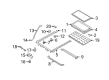 2007 Mercury Mariner Weather Strip Diagram - YL8Z-78502A90-AA