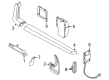 Ford Maverick Mud Flaps Diagram - NZ6Z-16A550-BA