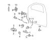 Ford Taurus X Window Regulator Diagram - 8F9Z-7427008-A