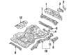 1994 Ford Probe Rear Crossmember Diagram - F32Z6110780A