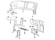 2003 Ford F-150 Sun Visor Diagram - YL3Z-1504104-BAA