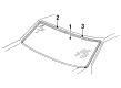 Mercury Grand Marquis Windshield Diagram - FOAZ-5403100-A