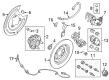 2012 Ford Edge Brake Pads Diagram - 7U2Z-2V001-G