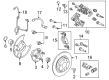 2010 Lincoln MKZ Wheel Bearing Diagram - 3M8Z-1215-A