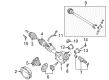 2003 Lincoln Aviator CV Boot Diagram - F5TZ-3A331-A