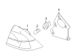 Mercury Tail Light Diagram - 6N7Z-13404-B