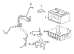 2007 Ford Five Hundred Battery Tray Diagram - 7F9Z-10732-A