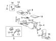 2005 Mercury Mountaineer Ashtray Diagram - 1L2Z-7804810-DAA