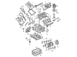 2003 Ford Taurus Timing Chain Guide Diagram - 1S7Z-6K297-AA