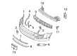 2007 Mercury Milan Bumper Diagram - 6E5Z-17757-AA