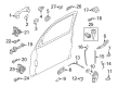 2012 Ford Escape Door Lock Actuators Diagram - BL8Z-7821813-B