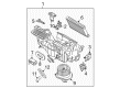 2009 Ford Focus Blend Door Actuator Diagram - 8S4Z-19E616-B