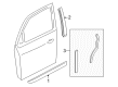 Ford Focus Door Moldings Diagram - 5S4Z-6120938-AAPTM