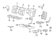 2008 Ford F-150 Armrest Diagram - 5L3Z-18644A22-BAC