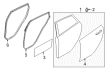 2018 Ford Fiesta Door Seal Diagram - BE8Z-5825325-A