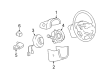 2002 Lincoln LS Steering Column Cover Diagram - XW4Z-3530-AB