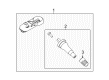 Ford Mustang TPMS Sensor Diagram - DR3Z-1A189-A