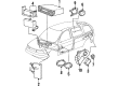 1999 Ford Windstar Car Speakers Diagram - XF2Z-18808-AB