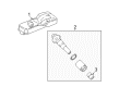 Ford TPMS Sensor Diagram - EB3Z-1A189-A