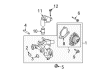 2010 Mercury Milan Cooling Hose Diagram - 9L8Z-8A505-B