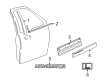 Lincoln Navigator Weather Strip Diagram - 8L7Z-7821453-AC