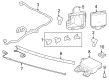 2021 Ford Explorer Parking Assist Distance Sensor Diagram - LB5Z-14C689-C