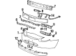 Mercury Sable Grille Diagram - F6DZ17B814AB