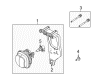 Ford Excursion Fog Light Diagram - 6C3Z-15201-A