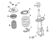 2021 Ford Mustang Mach-E Shock Absorber Diagram - LK9Z-18124-E