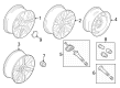 2020 Ford Expedition Spare Wheel Diagram - JL1Z-1007-E