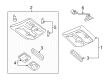 2001 Ford Escape Dome Light Diagram - YL8Z-13783-CA