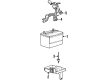 Lincoln Mark VIII Battery Cable Diagram - F3LY14301A